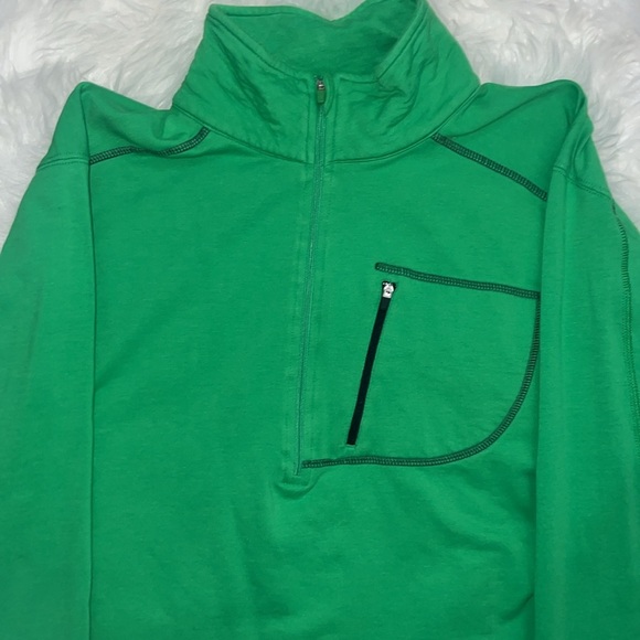 Tasc Green 1/4 Zip Long Sleeve Pullover Size‎ L - Picture 2 of 8